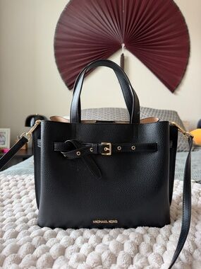 Michael Kors Black Leather Purse